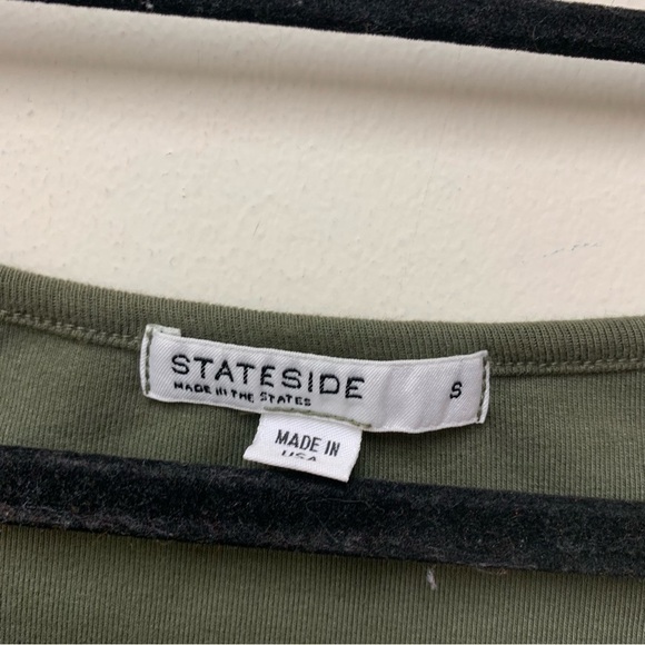 Stateside 1x1 Rib Square Neck Dress - Picture 7 of 11